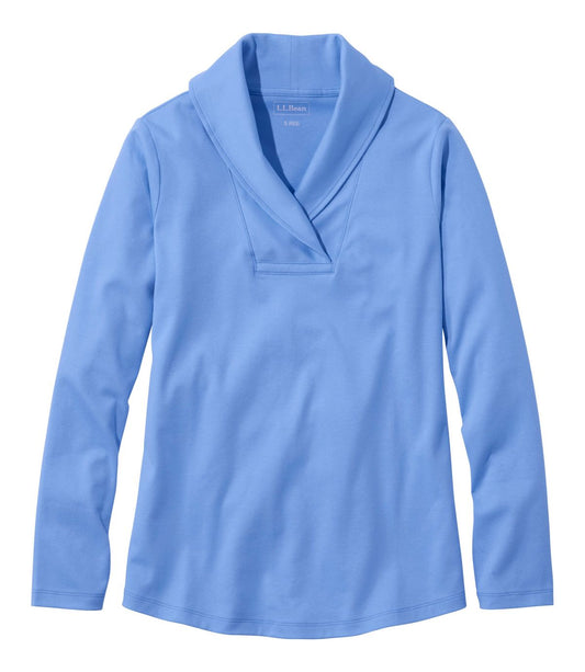 Women's L.L.Bean Pullover, Long-Sleeve Shawl Collar - US 2646
