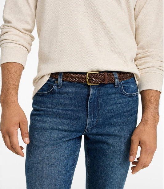 Men's Essential Braided Leather Belt - US 1010