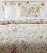Botanical Floral Flannel Comforter Cover Collection - US 9938