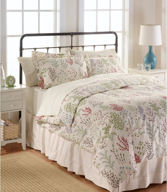 Botanical Floral Percale Comforter Cover Collection - US 8156