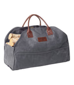 Waxed-Canvas Log Carrier - US 7338
