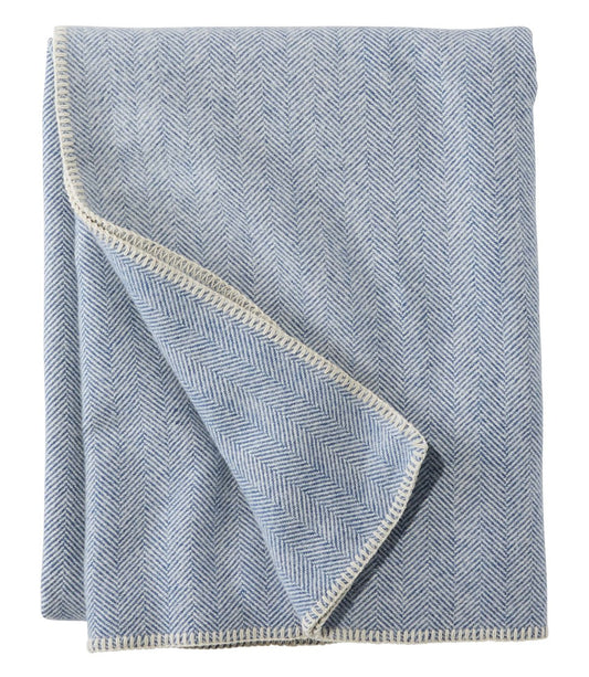 Washable Wool Blanket, Herringbone - US 4938