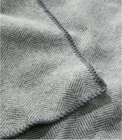 Washable Wool Blanket, Herringbone - US 4938