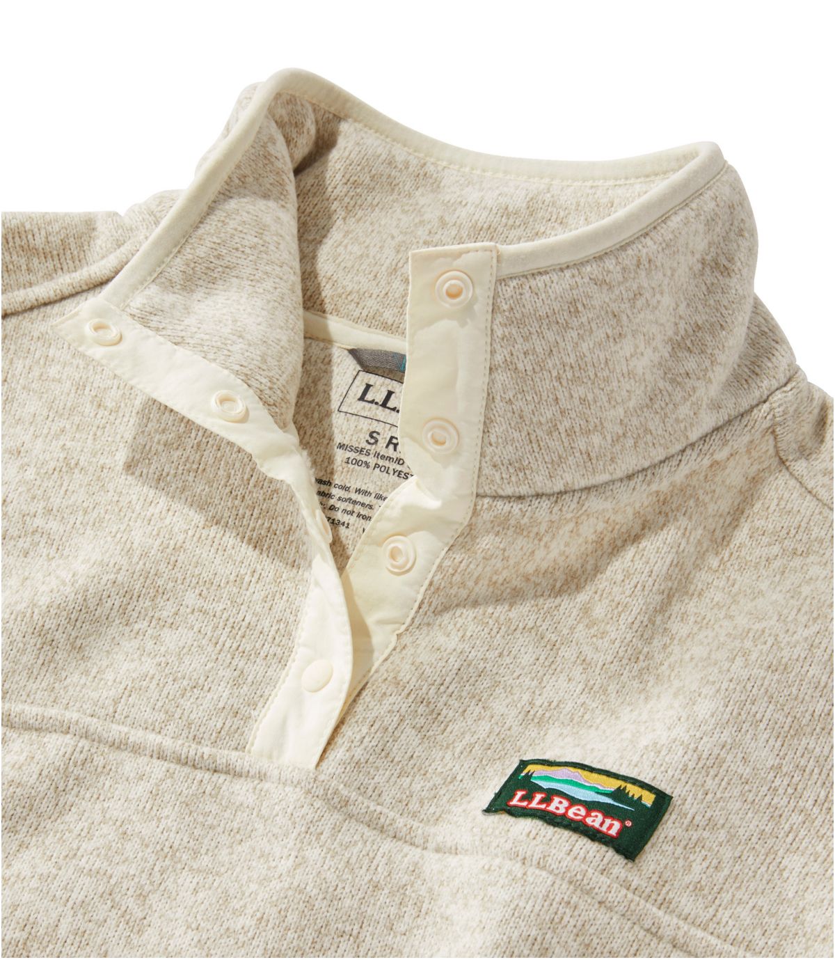 Women's L.L.Bean Sweater Fleece Pullover - US 6819