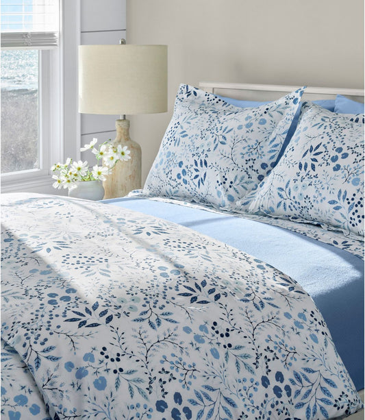 280-Thread-Count Pima Cotton Percale Comforter Cover Collection, Print - US 0732
