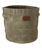 Waxed-Canvas Storage Tote - US 2296