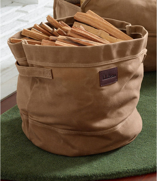 Waxed-Canvas Storage Tote - US 2296
