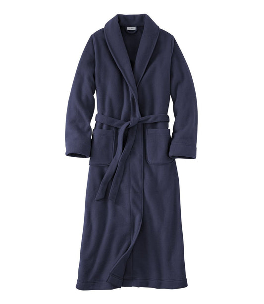 Women's Winter Fleece Robe, Wrap-Front - US 3893