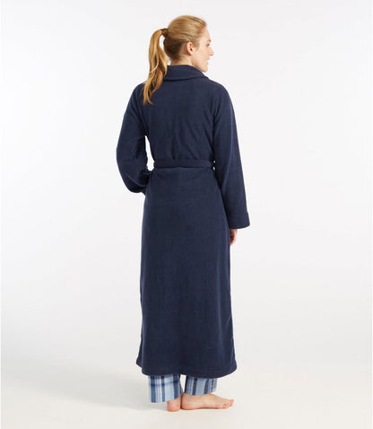 Women's Winter Fleece Robe, Wrap-Front - US 3893