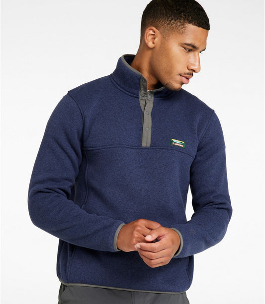 Men's L.L.Bean Sweater Fleece Pullover - US 5256