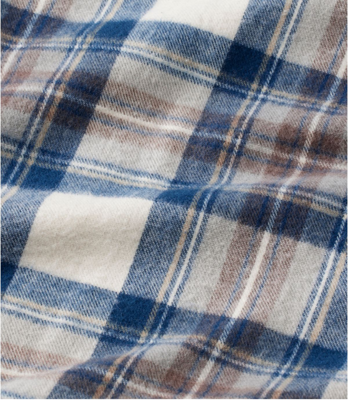 Men's Scotch Plaid Flannel Shirt, Slightly Fitted - US 0705