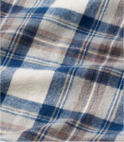 Men's Scotch Plaid Flannel Shirt, Slightly Fitted - US 0705
