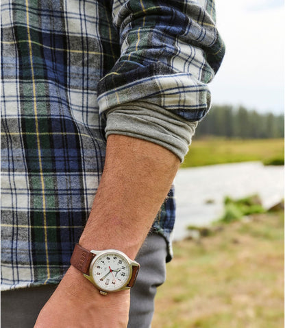 Men's Scotch Plaid Flannel Shirt, Slightly Fitted - US 0705