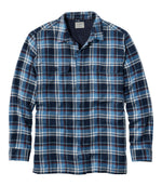 Men's Fleece-Lined Flannel Shirt, Traditional Fit, Plaid - US 5723