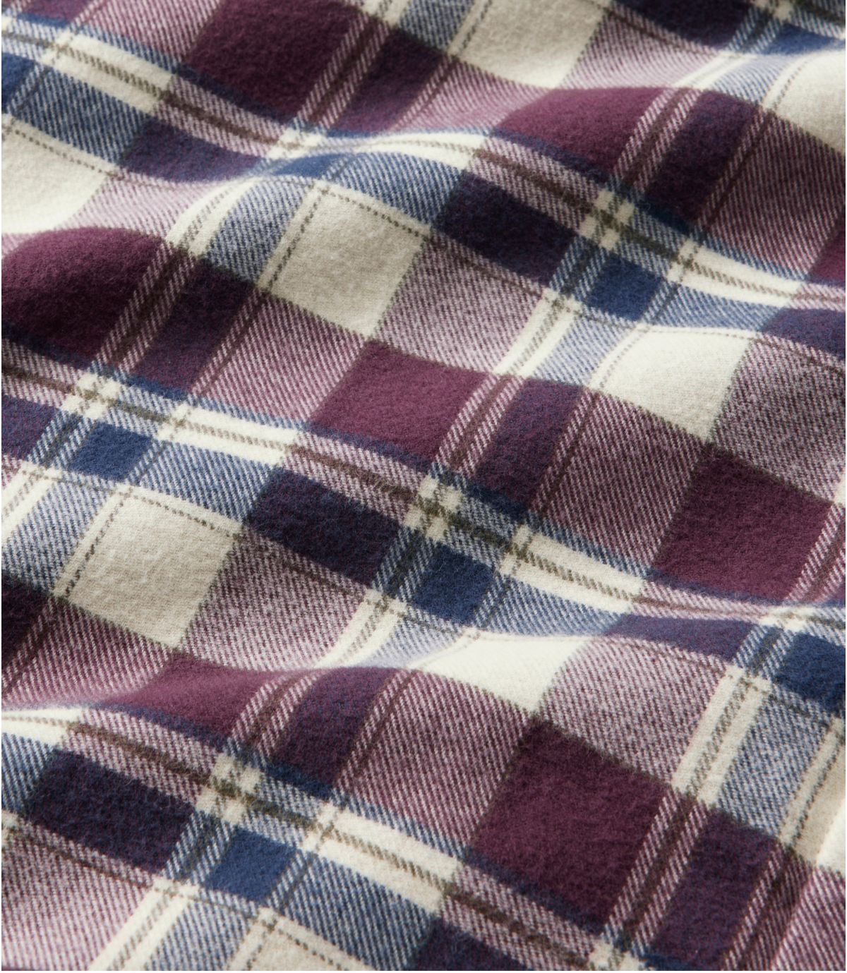 Men's Fleece-Lined Flannel Shirt, Traditional Fit, Plaid - US 5645