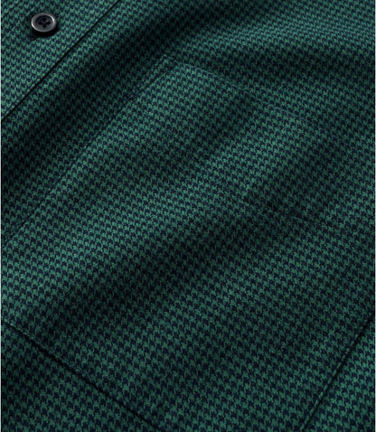 Men's Wicked Good Flannel Shirt, Traditional Fit, Houndstooth - US 5021