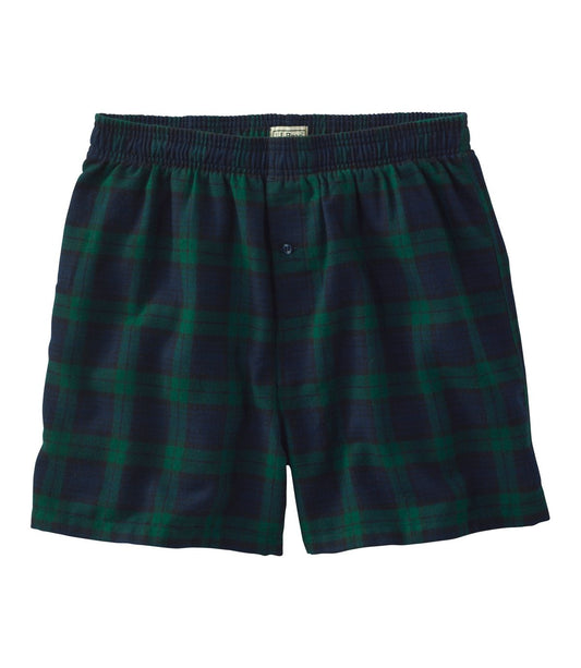 Men's Scotch Plaid Flannel Boxers - US 8058