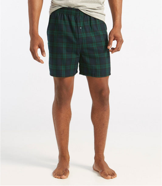 Men's Scotch Plaid Flannel Boxers - US 8058