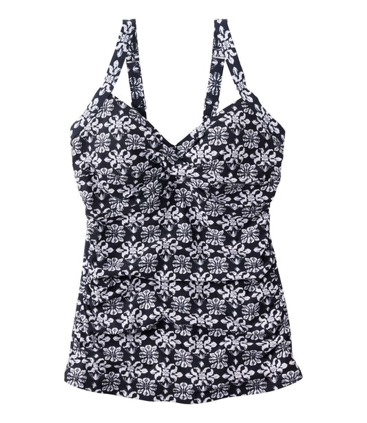 Women's Shaping Swimwear, Tankini Top Print - US 1009