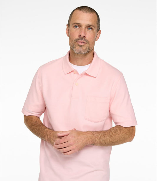 Men's Premium Double L® Polo, Hemmed Short-Sleeve with Pocket - US 2767