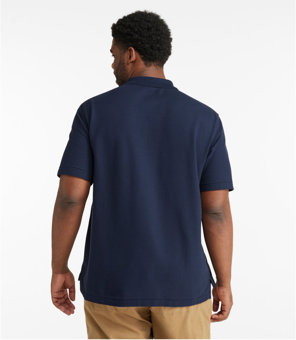 Men's Premium Double L® Polo, Hemmed Short-Sleeve with Pocket - US 2767