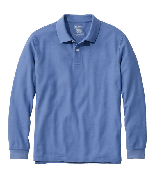 Men's Premium Double L® Polo, Long-Sleeve Without Pocket - US 4653
