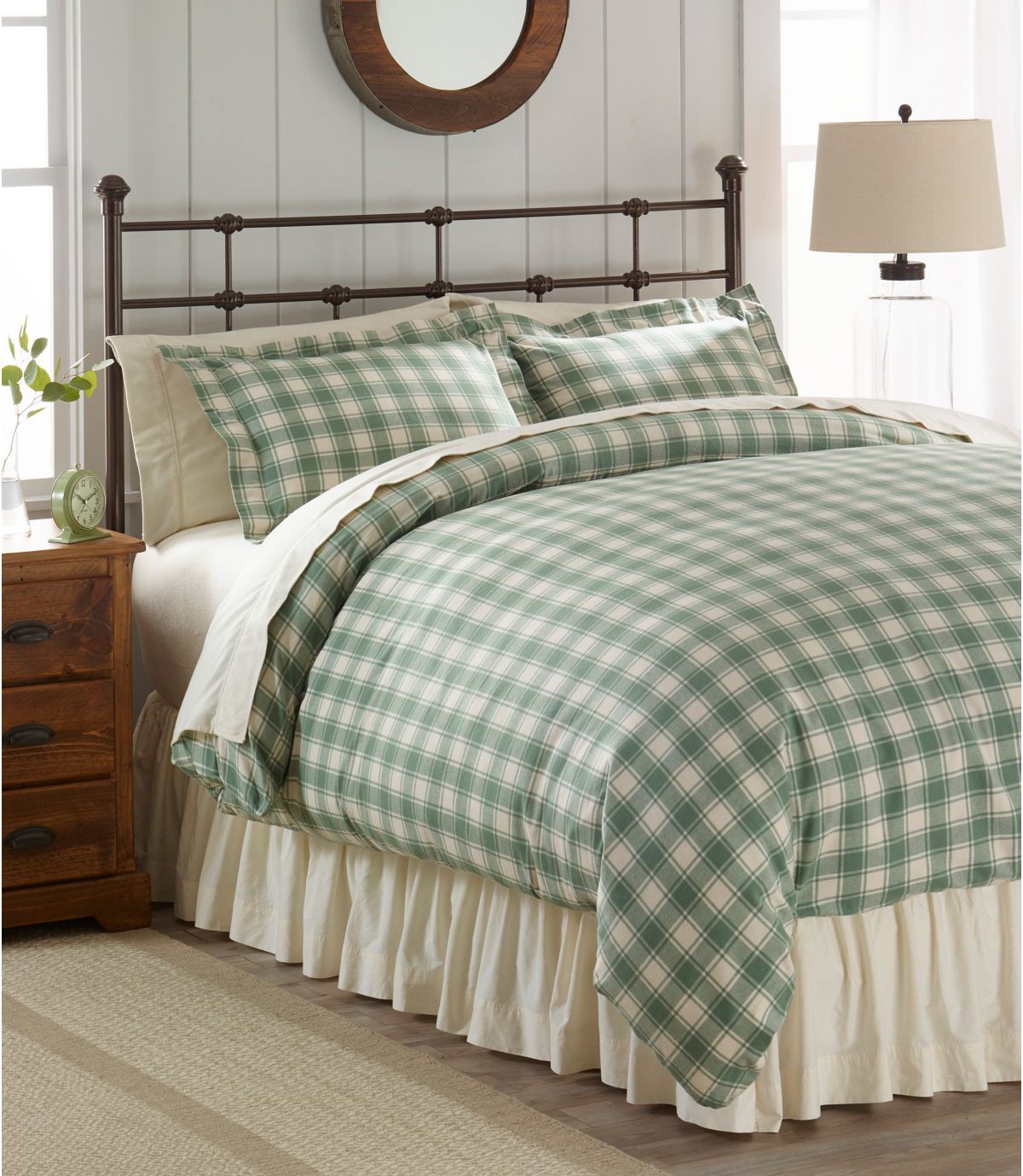 Gathered Cotton Bed Skirt - US 7687