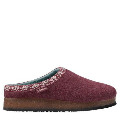 Women's L.L.Bean Wool Slipper Clog - US 8574