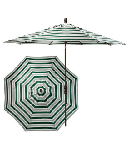 Sunbrella Market Umbrella, Aluminum Stripe - US 7881
