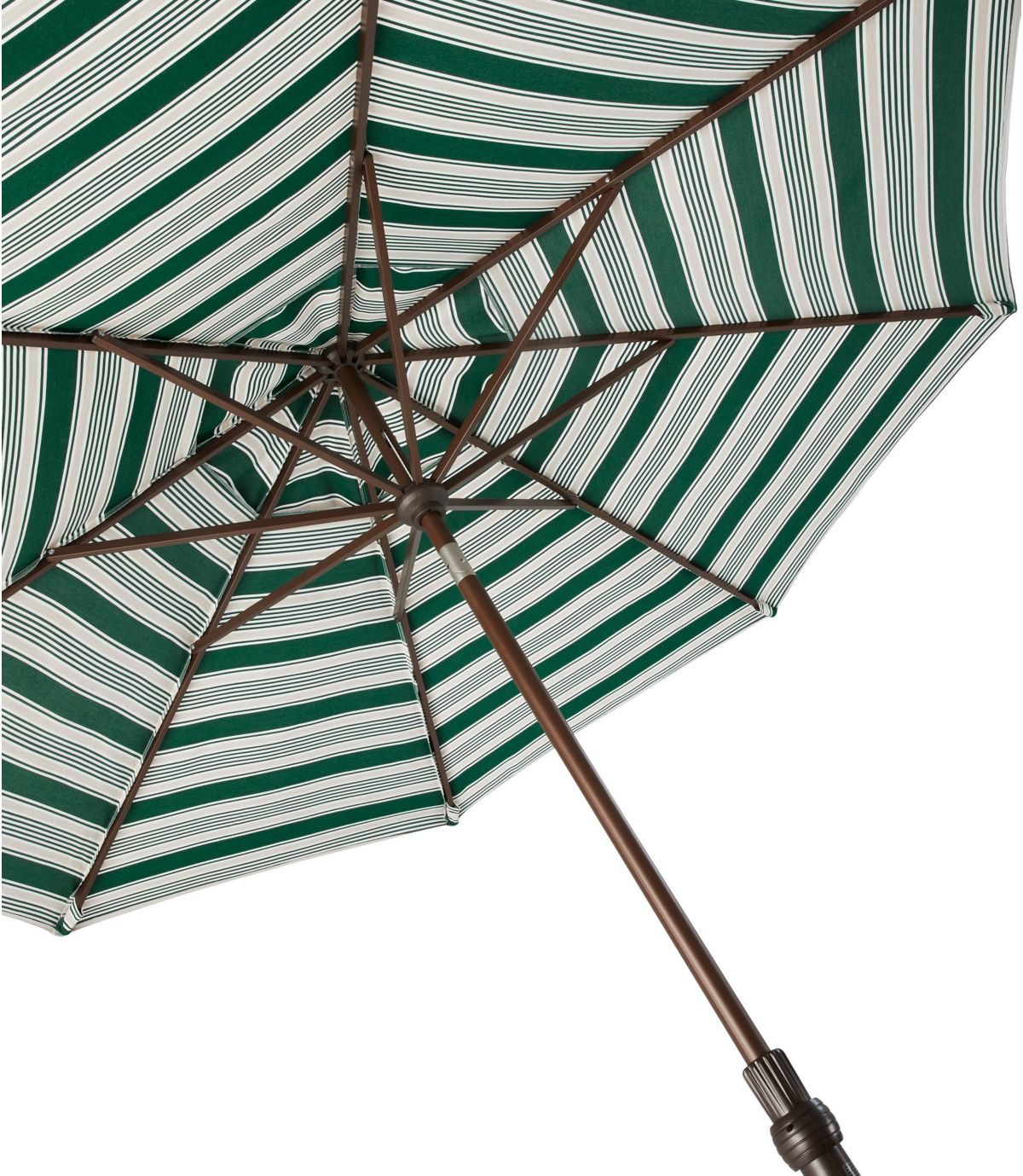 Sunbrella Market Umbrella, Aluminum Stripe - US 7881