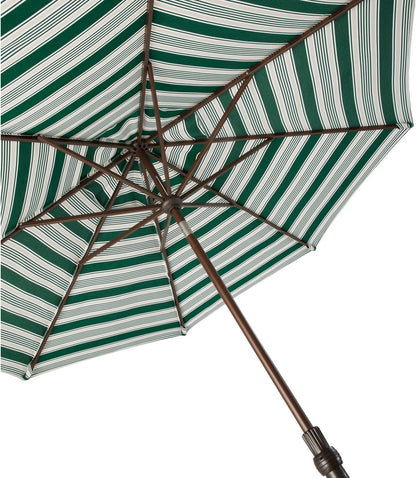Sunbrella Market Umbrella, Aluminum Stripe - US 7881