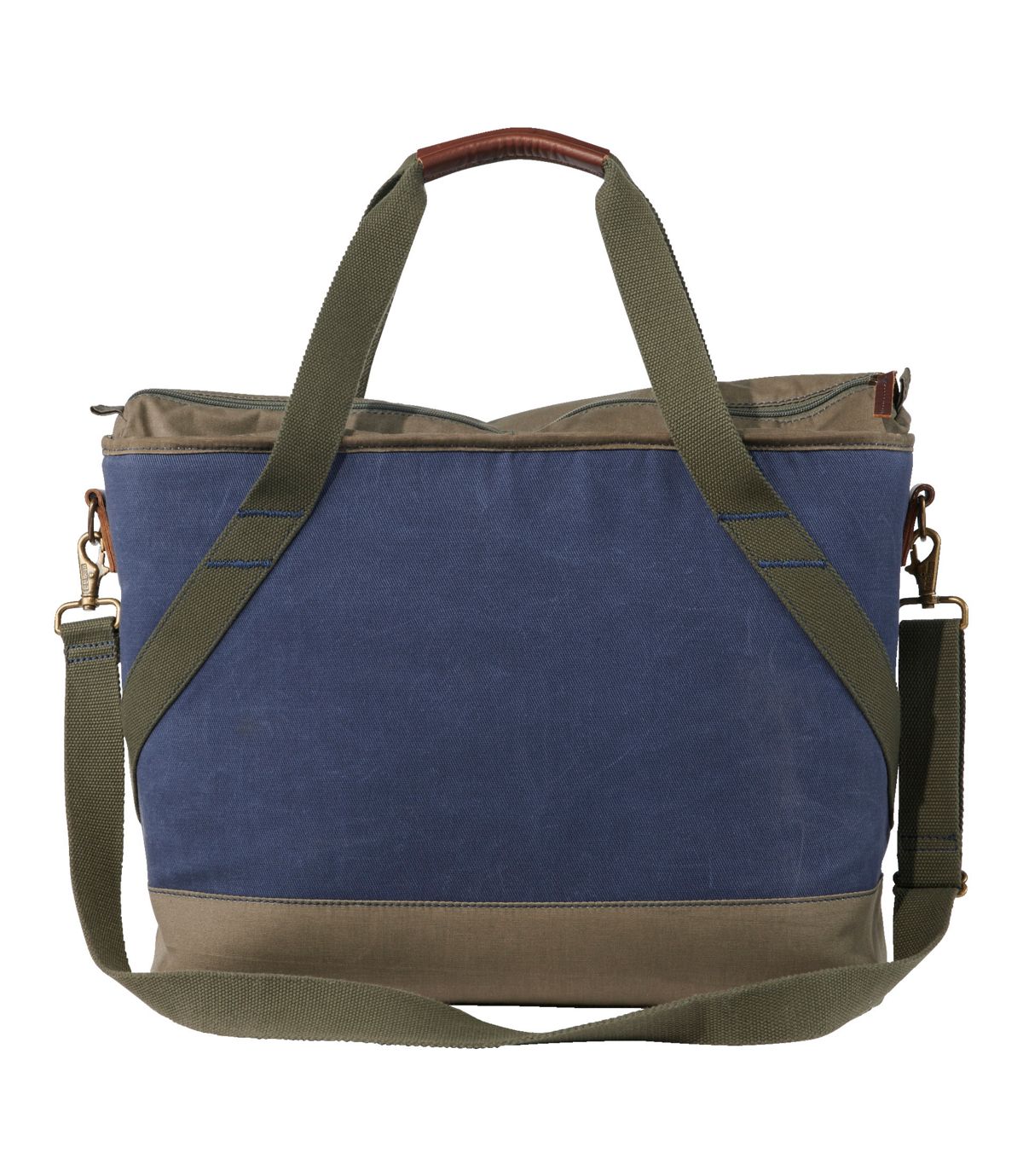 Insulated Waxed-Canvas Tote, Large - US 8568