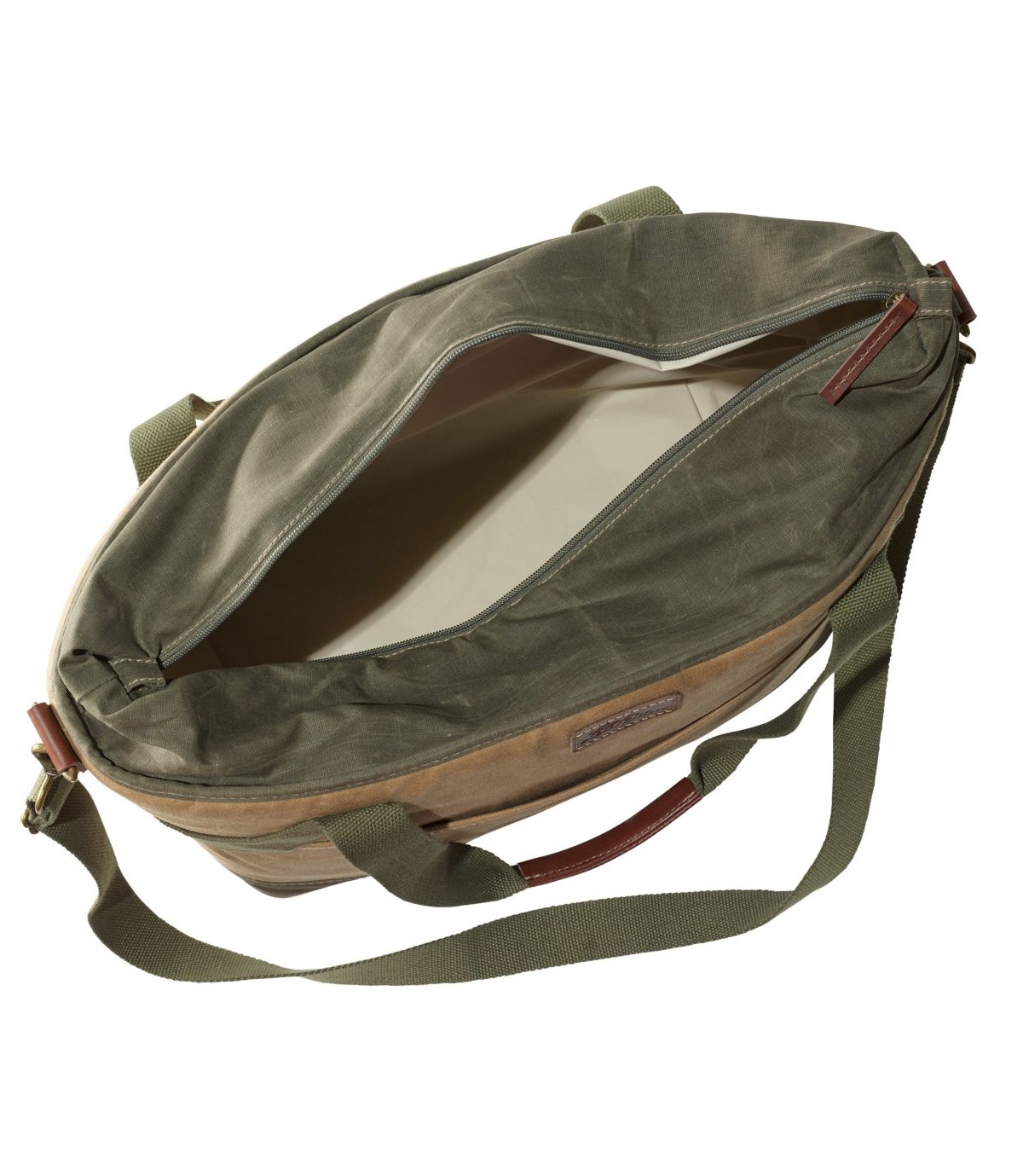 Insulated Waxed-Canvas Tote, Large - US 8568