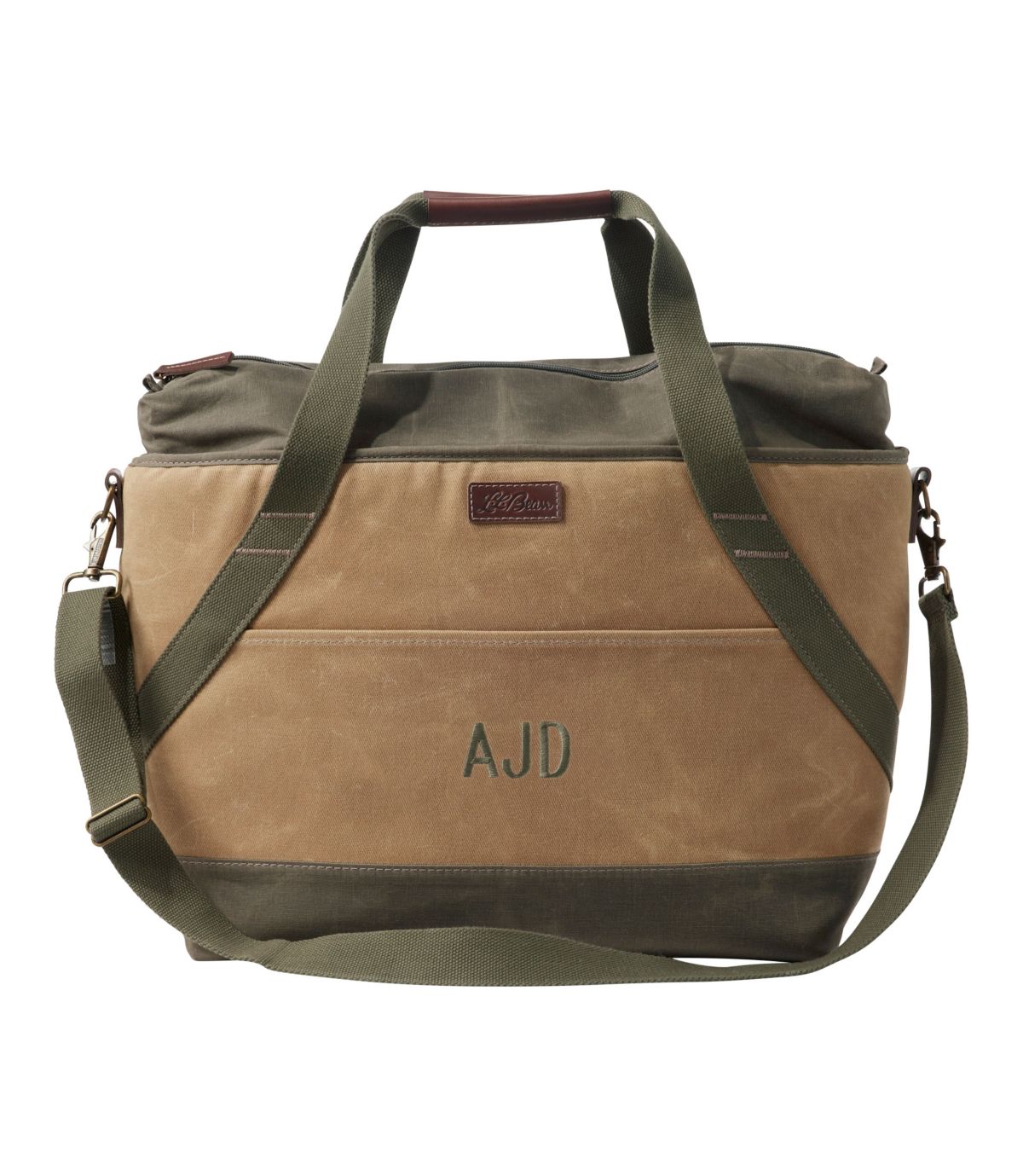 Insulated Waxed-Canvas Tote, Large - US 8568