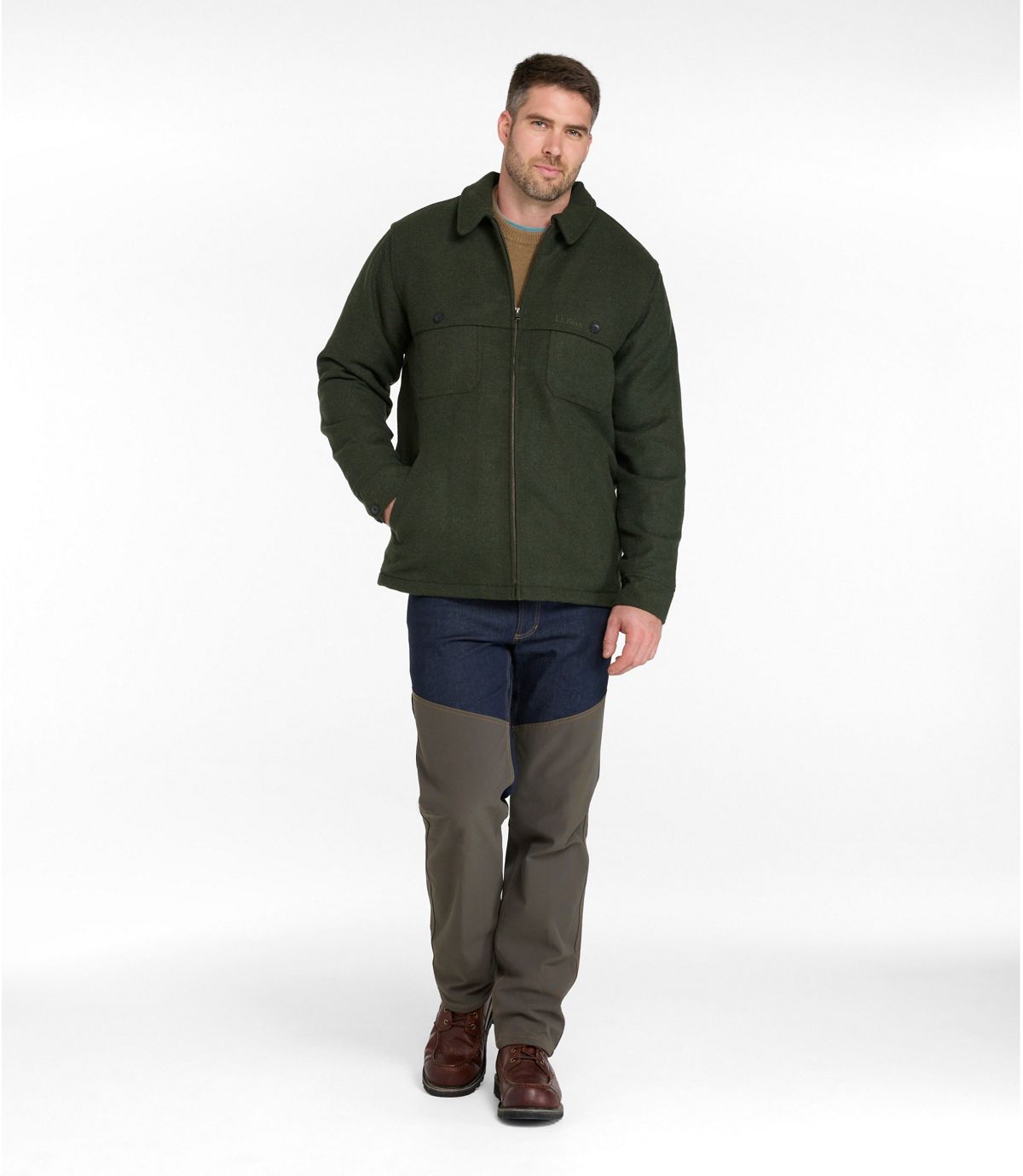 Men's Maine Guide Zip-Front Jac-Shirt with PrimaLoft - US 7314