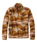 Men's L.L.Bean Sweater Fleece Pullover, Print - US 8267