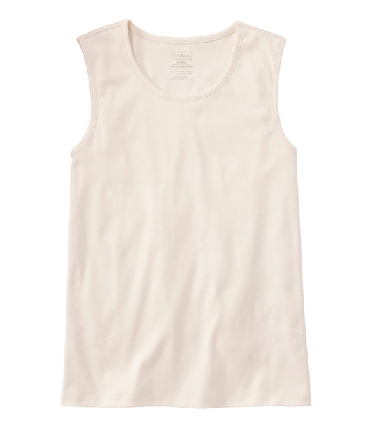 Women's Pima Cotton Tee, Shell - US 3916