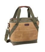 Insulated Waxed-Canvas Tote, Medium - US 0734