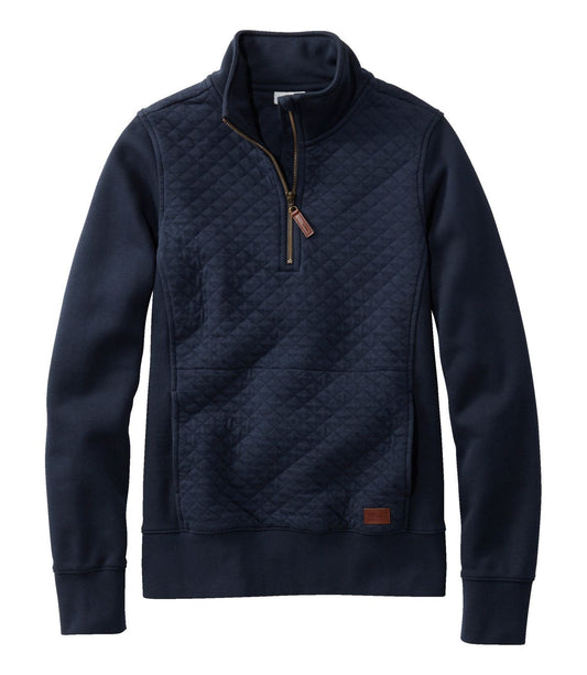 Women's Quilted Quarter-Zip Pullover - US 1851