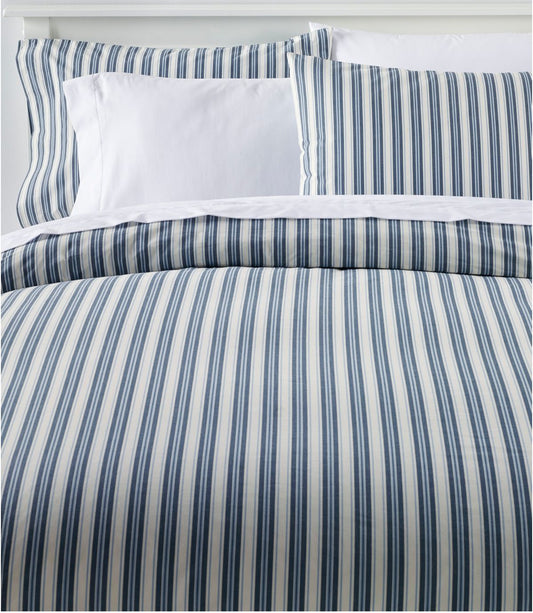 Sunwashed Percale Comforter Cover, Stripe - US 0637