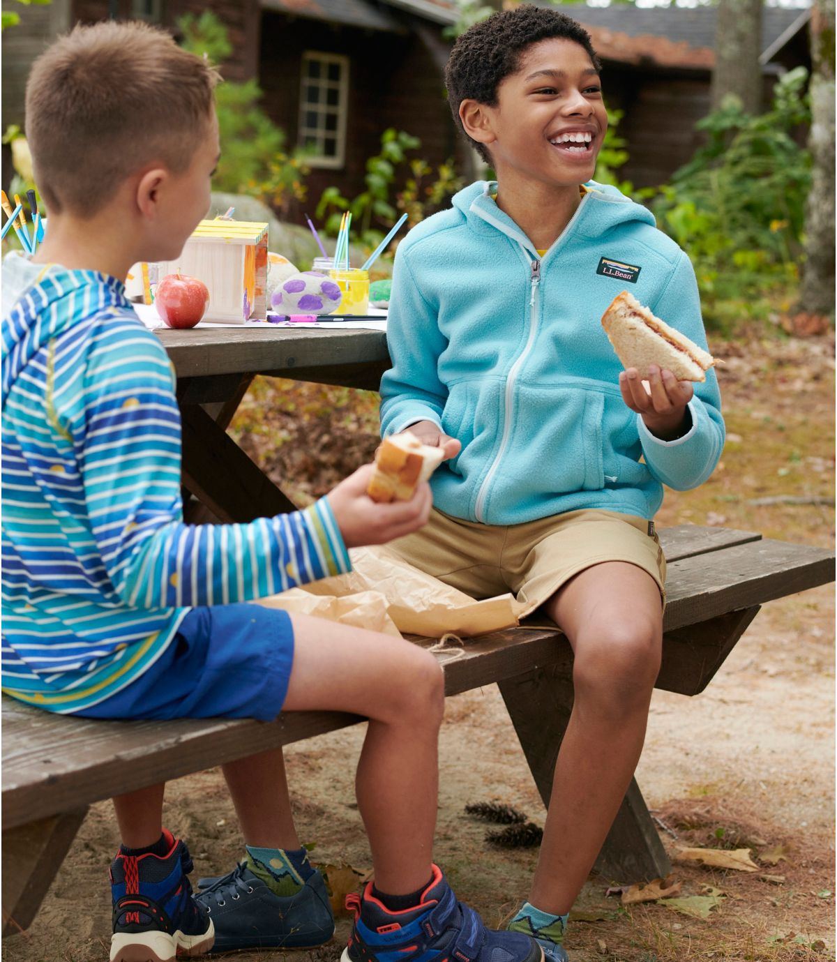 Kids' Mountain Classic Fleece, Hooded - US 8460