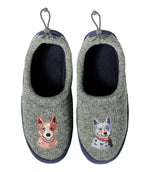 Kids' Sweater Fleece Slippers, Motif - US 4511