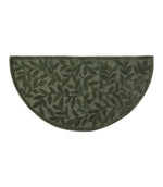 Wool Hearth Rug, Crescent, Leaf - US 4462