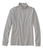 Women's L.L.Bean Interlock Turtleneck, Long-Sleeve Stripe - US 5280