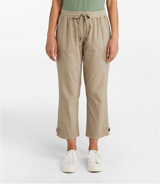 Women's Stretch Ripstop Pull-On Capri Pants, Slim-Leg - US 2429