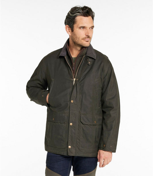 Men's Double L Waxed-Cotton Upland Coat - US 5742