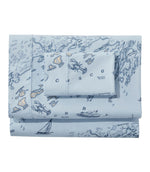 Nautical Map Percale Sheet Collection - US 8032