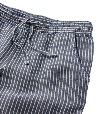 Women's Premium Washable Linen Pull-On Pants, Stripe - US 2610