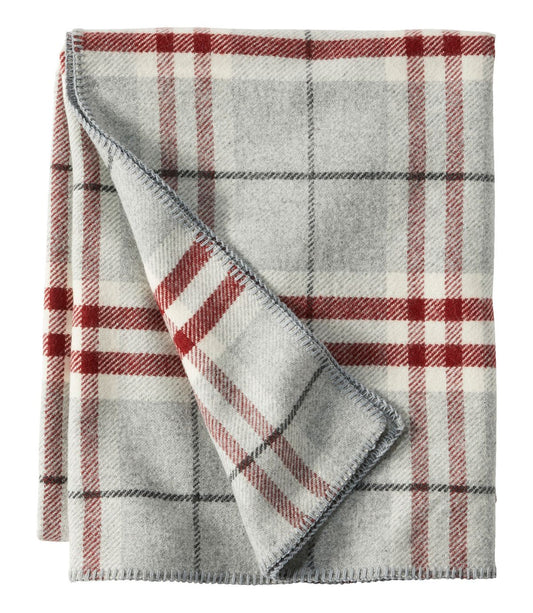 Washable Wool Blanket, Plaid - US 7641