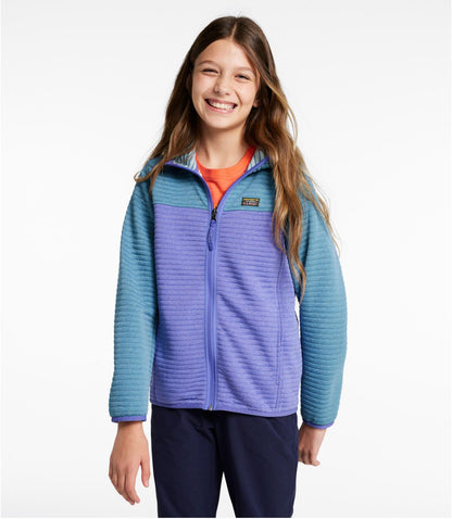 Kids' Airlight Full-Zip Hoodie, Colorblock - US 2571